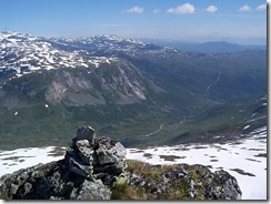 Friksdal ut mot Nyastøl frå Kjeringi