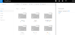 Flytte mellom 2 OneDrive