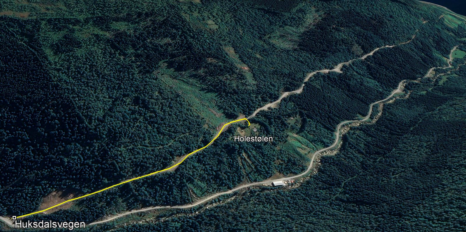 Huksdalsvegen-Holestølen